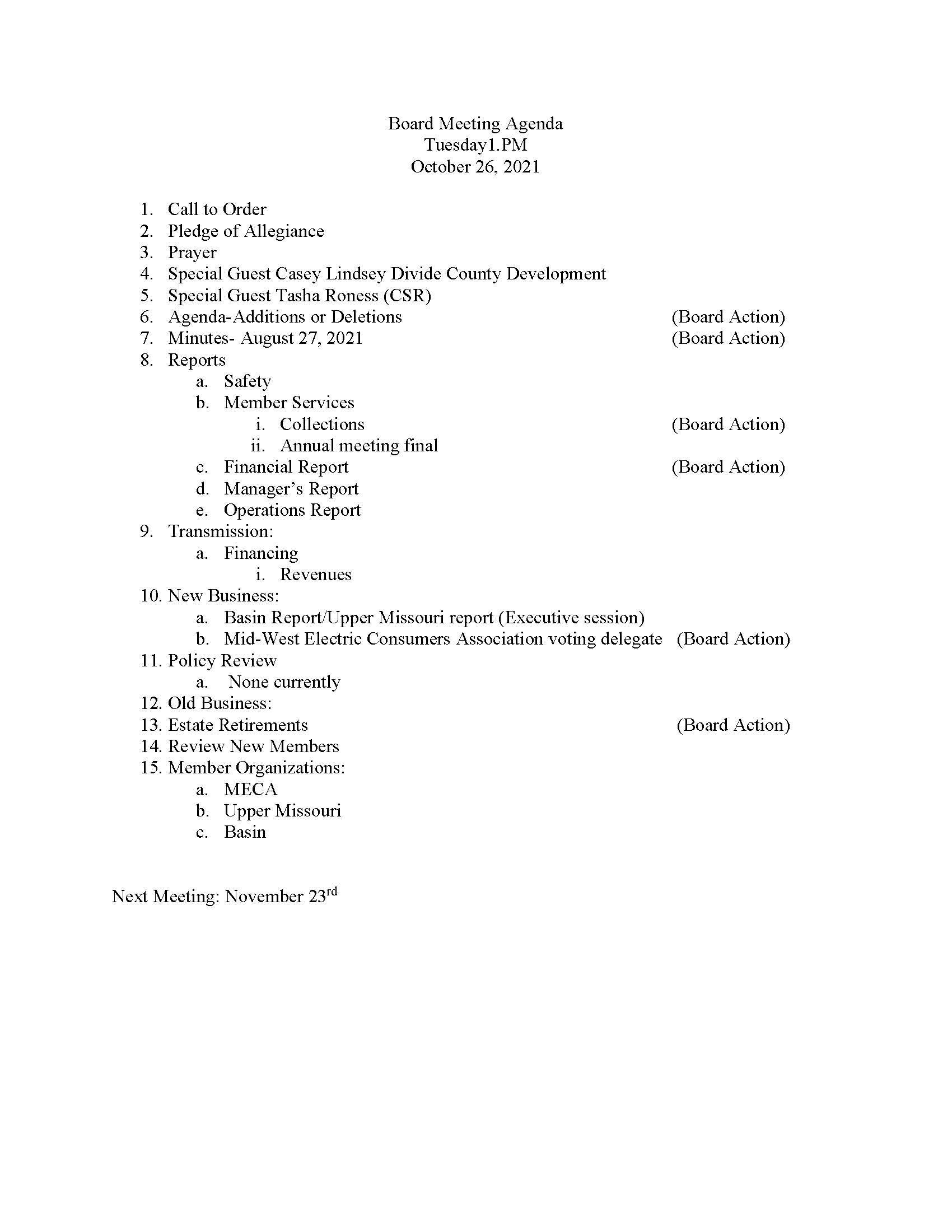 File Sheridan Electric Cooperative